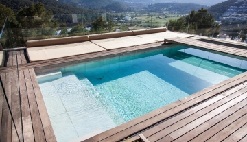 Resa estates Ibiza modern villa Cala llonga golf sale te koop pool and view.jpg